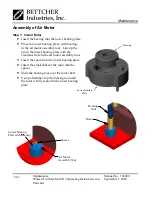 Предварительный просмотр 106 страницы BETTCHER INDUSTRIES Whizard AirMax MACH 3 Operating Instructions & Parts List Manual