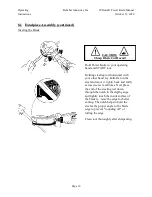 Preview for 14 page of BETTCHER INDUSTRIES Whizard Power Knife 109496 Operator'S Manual