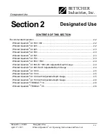 Preview for 11 page of BETTCHER INDUSTRIES Whizard Quantum Air 1000 Operating Instructions & Parts List Manual