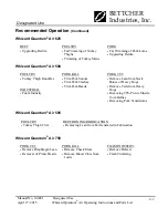 Preview for 13 page of BETTCHER INDUSTRIES Whizard Quantum Air 1000 Operating Instructions & Parts List Manual