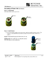 Preview for 101 page of BETTCHER INDUSTRIES Whizard Quantum Air 1000 Operating Instructions & Parts List Manual