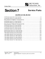 Preview for 125 page of BETTCHER INDUSTRIES Whizard Quantum Air 1000 Operating Instructions & Parts List Manual