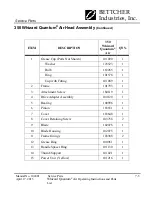 Preview for 129 page of BETTCHER INDUSTRIES Whizard Quantum Air 1000 Operating Instructions & Parts List Manual