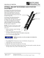 Preview for 25 page of BETTCHER INDUSTRIES Whizard Quantum Series Operating Instructions & Parts List Manual