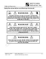 Preview for 7 page of Bettcher AutoEdge Operating Instructions/Spare Parts List