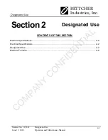 Preview for 9 page of Bettcher AutoEdge Operating Instructions/Spare Parts List