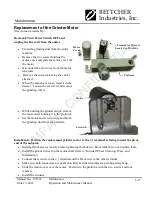 Preview for 39 page of Bettcher AutoEdge Operating Instructions/Spare Parts List