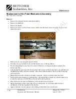 Preview for 44 page of Bettcher AutoEdge Operating Instructions/Spare Parts List