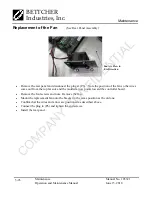 Preview for 50 page of Bettcher AutoEdge Operating Instructions/Spare Parts List