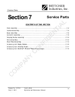 Preview for 63 page of Bettcher AutoEdge Operating Instructions/Spare Parts List