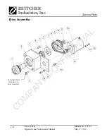 Preview for 74 page of Bettcher AutoEdge Operating Instructions/Spare Parts List