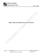 Preview for 82 page of Bettcher AutoEdge Operating Instructions/Spare Parts List