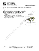 Предварительный просмотр 32 страницы Bettcher Quantum Flex Air 1000 Operating Instructions & Parts List Manual