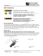 Предварительный просмотр 63 страницы Bettcher Quantum Flex Air 1000 Operating Instructions & Parts List Manual