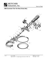 Предварительный просмотр 156 страницы Bettcher Quantum Flex Air 1000 Operating Instructions & Parts List Manual