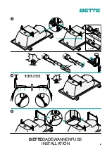 Preview for 3 page of BETTE BETTEBADEWANNENFUSS Installation Manual