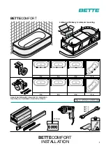 Preview for 1 page of BETTE BETTECOMFORT Installation Manual