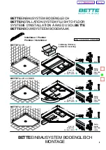 BETTE BETTEFLOOR Installation Manual preview