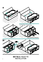 Предварительный просмотр 2 страницы BETTE Silhouette 6690000CELVK Installation
