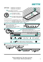 Preview for 5 page of BETTE whirl system Operating Instructions Manual