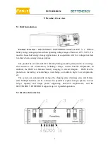 Предварительный просмотр 9 страницы BETTENERGY Powerbox4400LV User Manual