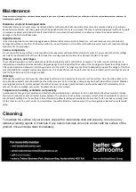 Предварительный просмотр 13 страницы Better Bathrooms Arragon BeBa 27633 User Manual