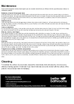 Предварительный просмотр 13 страницы Better Bathrooms Arragon BeBa 27634 User Manual