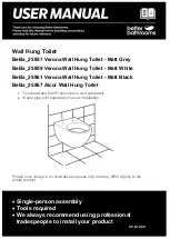 Preview for 1 page of Better Bathrooms BeBa_25857 Verona User Manual