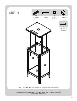 Preview for 10 page of Better Homes and Gardens ADAIR BH47-021-199-06 Assembly Instructions Manual