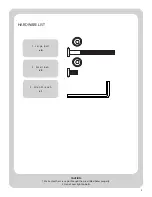 Preview for 3 page of Better Homes and Gardens AVERY BH18-021-199-30 Assembly Instructions Manual