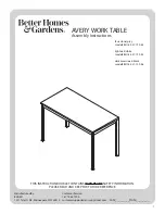 Better Homes and Gardens AVERY BH18-021-199-44 Assembly Instructions Manual preview