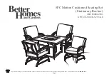 Preview for 1 page of Better Homes and Gardens BCF00822J01 Instruction Sheet