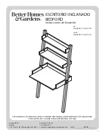 Предварительный просмотр 13 страницы Better Homes and Gardens BEDFORD BH17-084-599-03 Assembly Instructions Manual