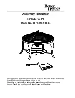 Better Homes and Gardens BH16-093-999-04 Assembly Instruction Manual preview