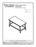 Preview for 13 page of Better Homes and Gardens BH17-021-399-03 Assembly Instructions Manual