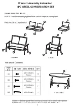 Preview for 3 page of Better Homes and Gardens BH18-092-199-50 Assembly Instruction Manual