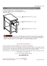 Предварительный просмотр 2 страницы Better Homes and Gardens BH45-021-199-03 Assembly Manual