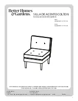 Preview for 7 page of Better Homes and Gardens COLTON BH47-021-099-25 Assembly Instructions Manual