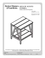 Preview for 7 page of Better Homes and Gardens CONNELL BH18-021-199-25 Assembly Instructions Manual