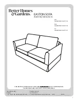 Better Homes and Gardens EASTON BH38-084-099-35 Assembly Instructions Manual предпросмотр