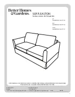 Preview for 8 page of Better Homes and Gardens EASTON BH38-084-099-35 Assembly Instructions Manual