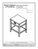 Preview for 13 page of Better Homes and Gardens FILLMORE BH47-021-199-04 Manual