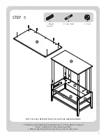 Предварительный просмотр 9 страницы Better Homes and Gardens FILLMORE BH47-084-599-04 Assembly Instructions Manual