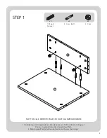 Preview for 5 page of Better Homes and Gardens FLYNN BH16-021-199-11 Assembly Instructions Manual