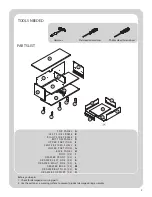 Preview for 2 page of Better Homes and Gardens FLYNN MEDIA CONSOLE BH47-084-899-02 Assembly Instructions Manual