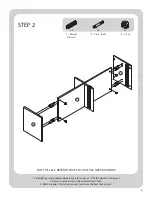 Preview for 6 page of Better Homes and Gardens FLYNN MEDIA CONSOLE BH47-084-899-02 Assembly Instructions Manual