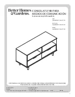 Preview for 13 page of Better Homes and Gardens FLYNN MEDIA CONSOLE BH47-084-899-02 Assembly Instructions Manual