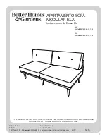 Preview for 8 page of Better Homes and Gardens ISLA BH18-084-097-83 Assembly Instructions Manual