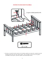 Предварительный просмотр 14 страницы Better Homes and Gardens Kane BHW-10015 Assembly Instructions Manual