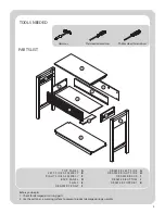 Предварительный просмотр 2 страницы Better Homes and Gardens KENDARA BH18-021-199-01 Assembly Instructions Manual